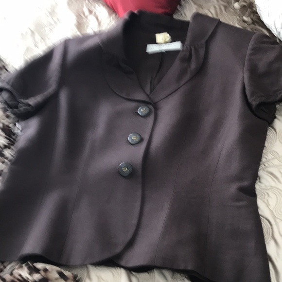 Arthur Levine Tahari 3 piece skirt suit - Picture 4 of 10